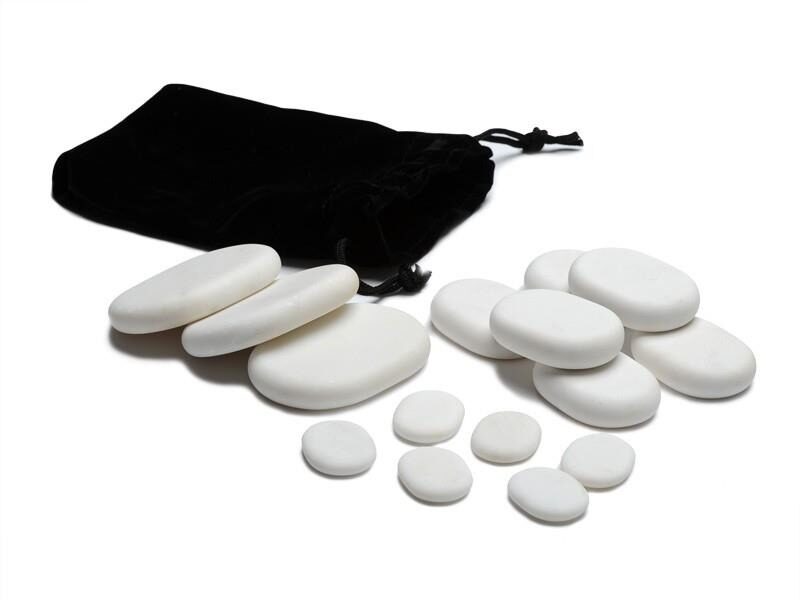 Marmora masāžas akmeņi - 15 gab.